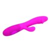 Vibrator with clitoral stimulator, 19.5 x 3.2cm - Pretty Love Snappy 4 Vibrator with clitoral stimulator, 19.5 x 3.2cm - Pretty Love Snappy
