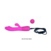 Vibrator with clitoral stimulator, 19.5 x 3.2cm - Pretty Love Snappy 5 Vibrator with clitoral stimulator, 19.5 x 3.2cm - Pretty Love Snappy