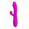 Vibrator with clitoral stimulator, 7.7 x 1.3 inches - Pretty Love Snappy 3 Vibrator with clitoral stimulator, 19.5 x 3.2cm - Pretty Love Snappy