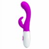 Vibrator sa stimulatorom klitorisa i G-točke, 20x3cm - Pretty Love Bruno