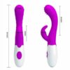 Vibrator sa stimulatorom klitorisa i G-točke, 20x3cm - Pretty Love Bruno