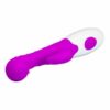Vibrator sa stimulatorom klitorisa i G-točke, 20x3cm - Pretty Love Bruno