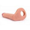 TPE dildo, 15.8 x 2.9cm, strap-on option - Ultra Soft Double 2
