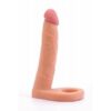 TPE dildo, 15.8 x 2.9cm, strap-on option - Ultra Soft Double 2