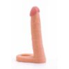 TPE dildo, 15.8 x 2.9cm, strap-on option - Ultra Soft Double 2