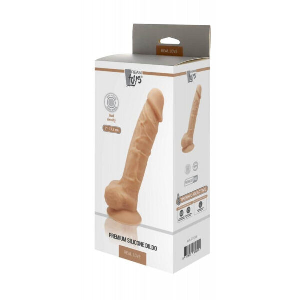 Silikonski dildo s testisima, 16 x 3cm - Real Love 1 Dream Toys Real Love Dildo 7''