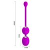 Kuglice vaginalne s vibratorom i daljinskim upravljačem - Pretty Love Willie