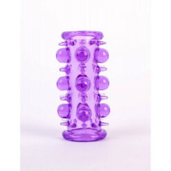 Navlaka za penis s ispupčenjima, rastezljiva - Silicone Sleeve