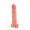Navlaka za penis s vibratorom i prstenom za testise - Pleasure X-Tender #5