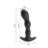 Analni stimulator s vibratorom, 15 x 3cm, USB punjenje - Pretty Love