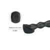 Analni stimulator s vibratorom, 15 x 3cm, USB punjenje - Pretty Love
