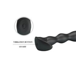 Analni stimulator s vibratorom, 15 x 3cm, USB punjenje - Pretty Love