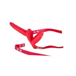 Strap-on s duplim dildom, s podesivim remenjem - Dual Climax