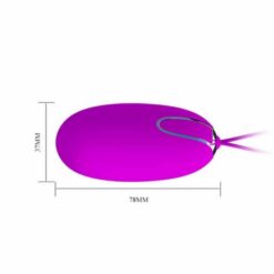 Vibrator jaje silikonski, 7,8 x 3,7cm, USB punjenje - Pretty Love Joyce