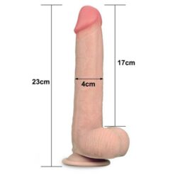 Dildo Lovetoy Sliding Skin Dual Layer Dong 22,9 cm