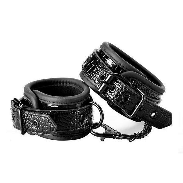 Lisice za noge Blaze Croco Black