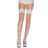 fence net stocking white os hosiery Leg Avenue mesh hold-up stockings