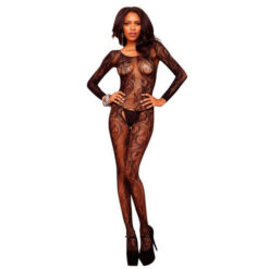 Catsuit Leg Avenue Swirl Lace Long sleeve