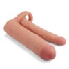 add-2-double-penis-sleeve4 Pleasure X-Tender Add 2" Double Penis Sleeve