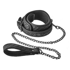 Ogrlica s povodcem Blaze Diamond Black