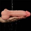 78-sliding-skin-dual-layer-dong-whole-testicle3 Dildo Sliding Skin Dual Layer Dong 19.5 cm