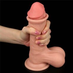 Dildo Sliding Skin Dual Layer Dong 19,5 cm