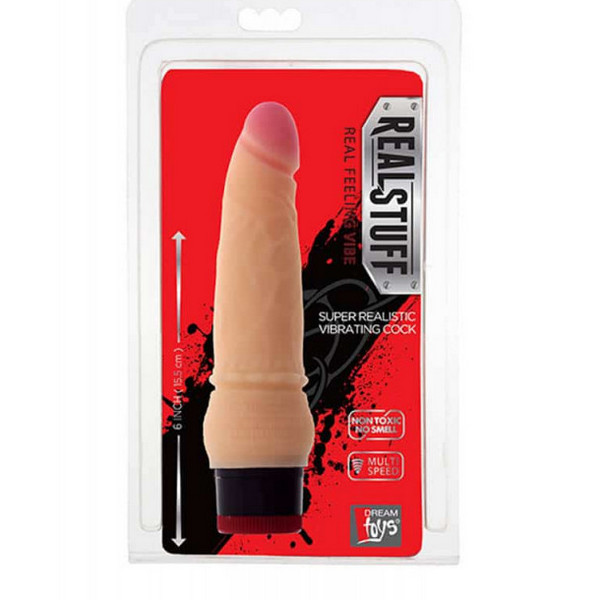 RealStuff 15,5 cm Vibrator Flesh