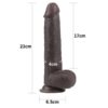 Dildo Lovetoy Sliding Skin Dual Layer Dong 22,9 cm