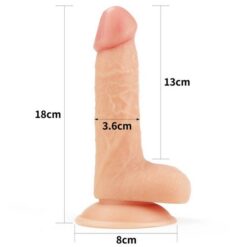 Lovetoy Ingen Easy Strapon Set 18 cm with testicles